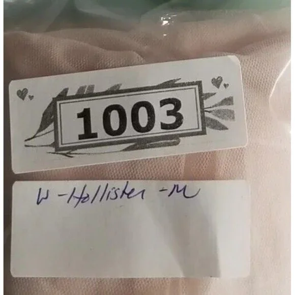 Hollister Babydoll Layered Tank Top Womens M Pink Embroidered Sleeveless Top - Picture 15 of 16